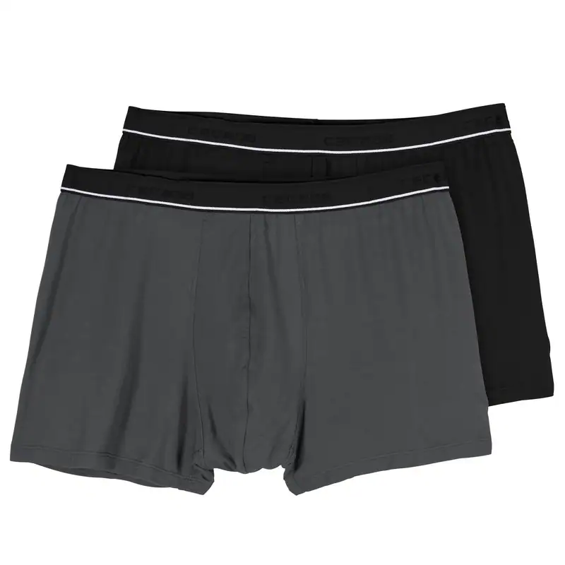Ceceba Bambus Pants 2er-Pack Übergröße grau/schwarz
