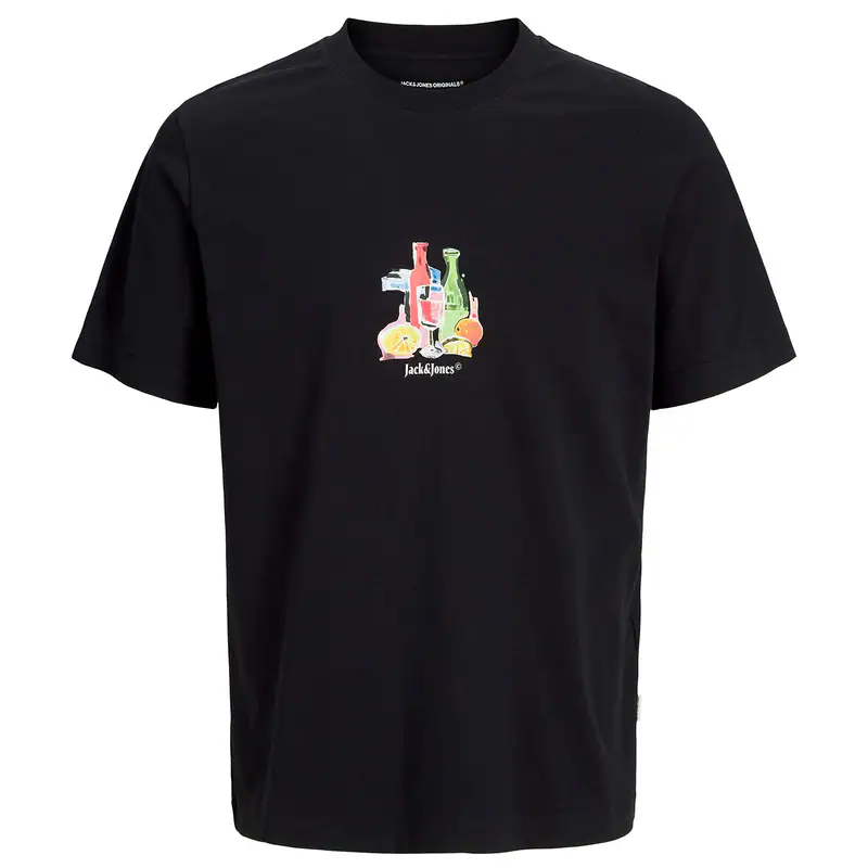 Jack&Jones T-Shirt XXL JORVARENNA schwarz Frontprint