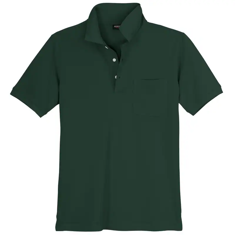 Redfield Poloshirt dunkelgrün 2XL-10XL 100% Baumwoll-Piqué hochwertig bequem NEU