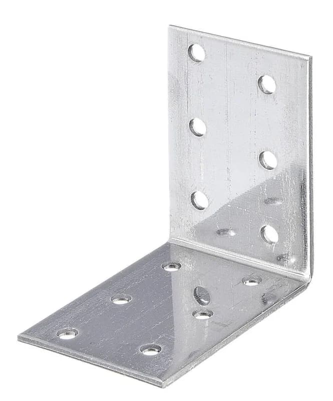 Alberts Lochplattenwinkel rostfreier Edelstahl 60x60x40mm 10xStück Holzverbinder