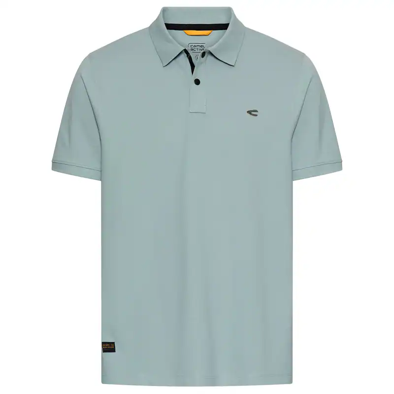 Camel Active Übergröße Stretch-Poloshirt dunkelmint