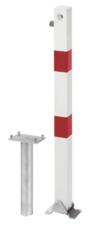 Parkpfosten Absperrpfosten Barriere Parkplatzsperre Klappbar Poller Warnpfosten