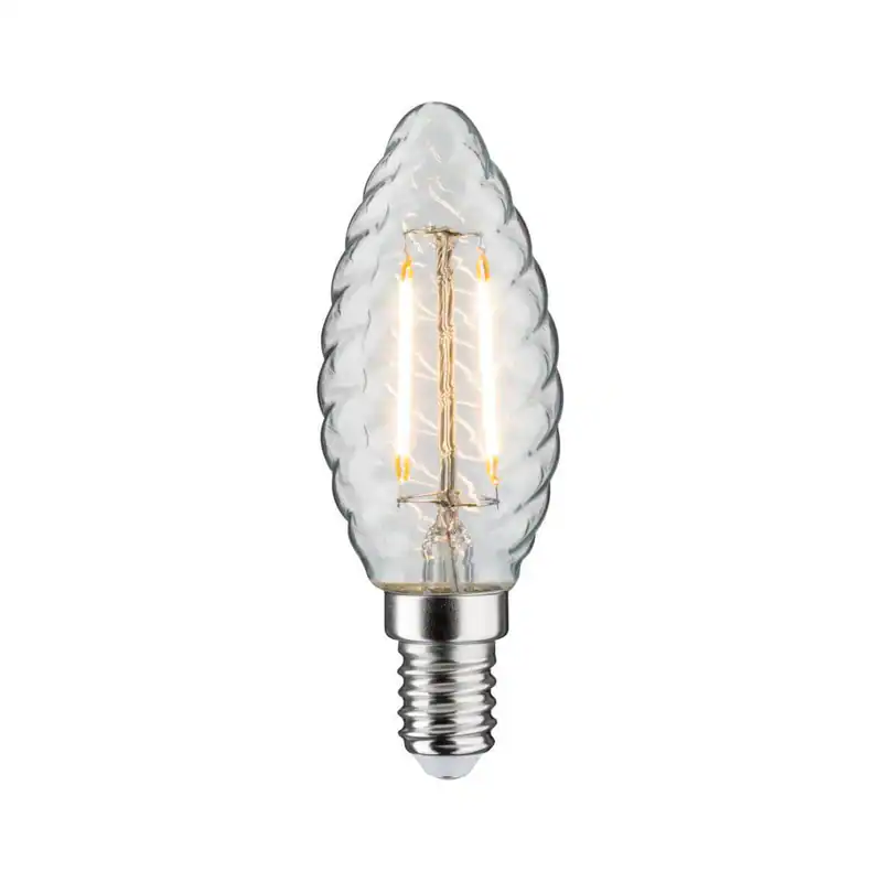 LED Kerze 4,7 W, E14, Klar, Warmweiß
