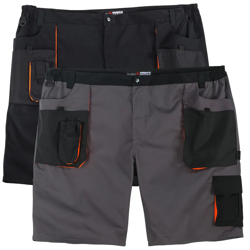 Marc&Mark Übergrößen Arbeits-Shorts 3XL 4XL 5XL 6XL 7XL 8XL 10XL NEU