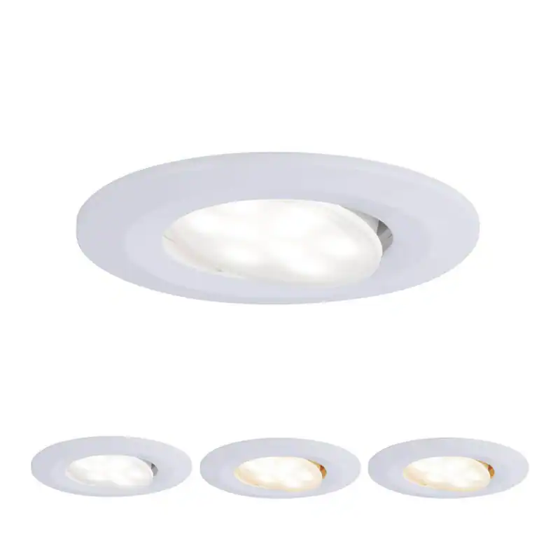Paulmann Calla LED Einbauleuchte IP65 rund 5,5W schwenkbar Whiteswitch