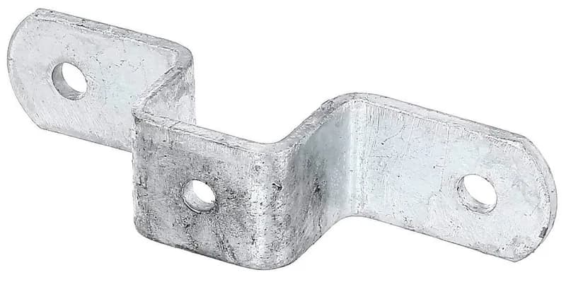 Alberts Befestigungslasche für Universalpfosten 30 x 30 mm Stahl Pfostenhalter