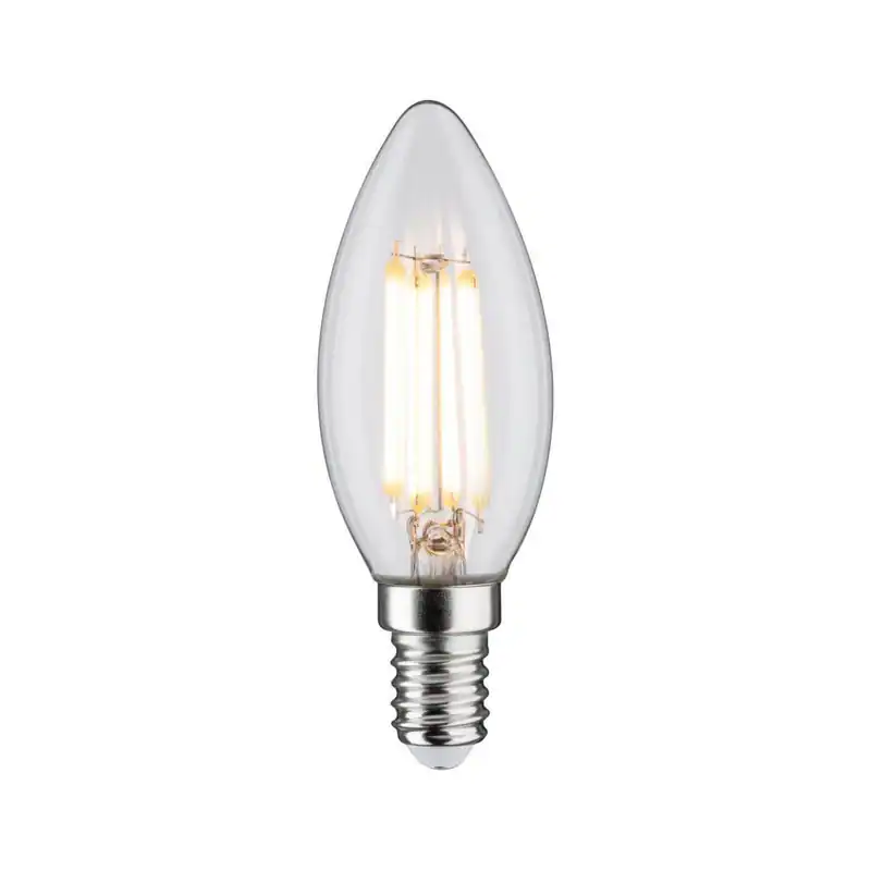 Paulmann LED Filament Kerze, Ø 35 mm, 6,5W = 60W, E14, 806 lm, klar, Warmweiß (2