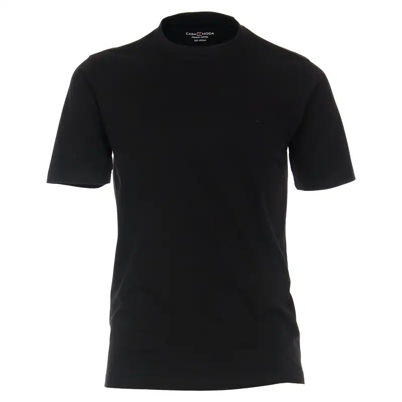 CasaModa Basic T-Shirt schwarz Übergröße