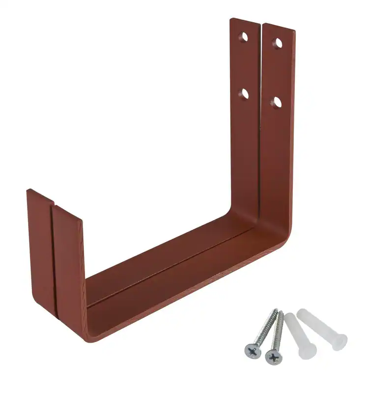 Blumenkasten-Halter Wand, terracotta 15 x 13 cm, Belastung bis 20 kg
