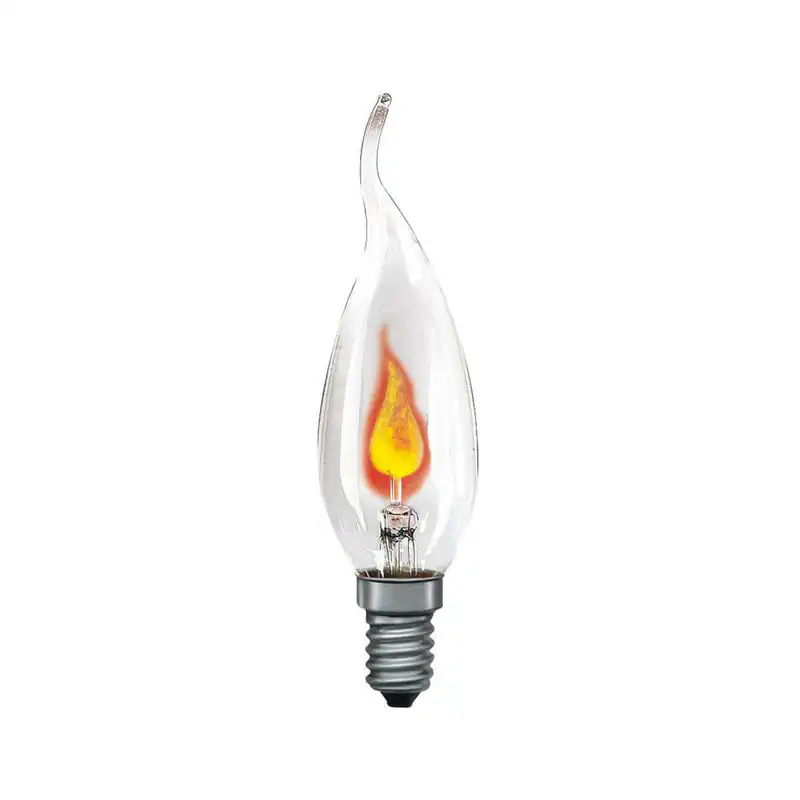 Paulmann Glühlampe Cosy Flackerkerze, Ø 35 mm, 3 W, E14, 230 V, Klar