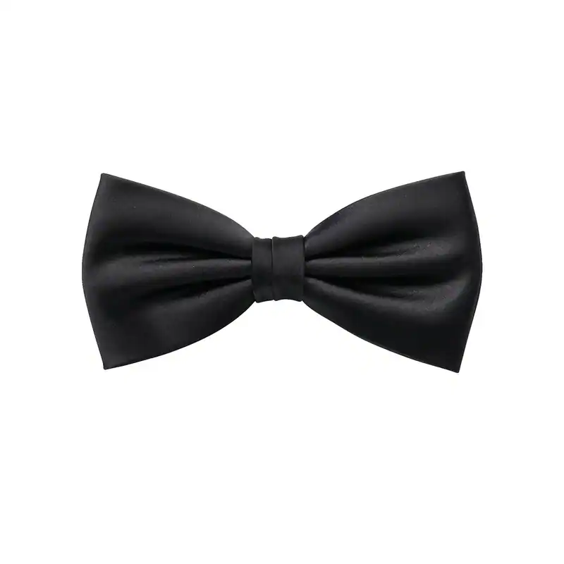 XXL Olymp klassische elegante Fliege aus reiner Seide in schwarz NEU