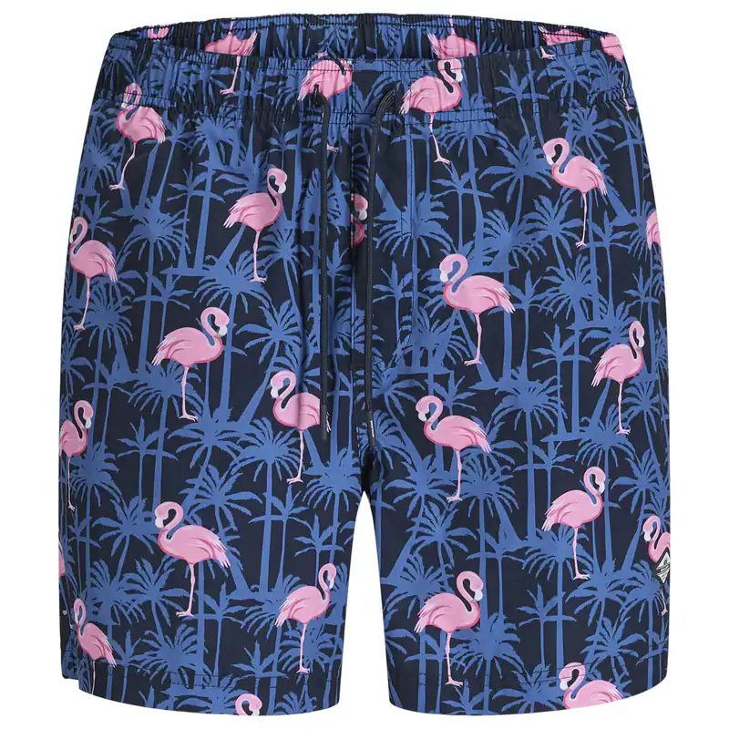 Jack&Jones Übergrößen Badeshorts blau-pink JPSTMAUI