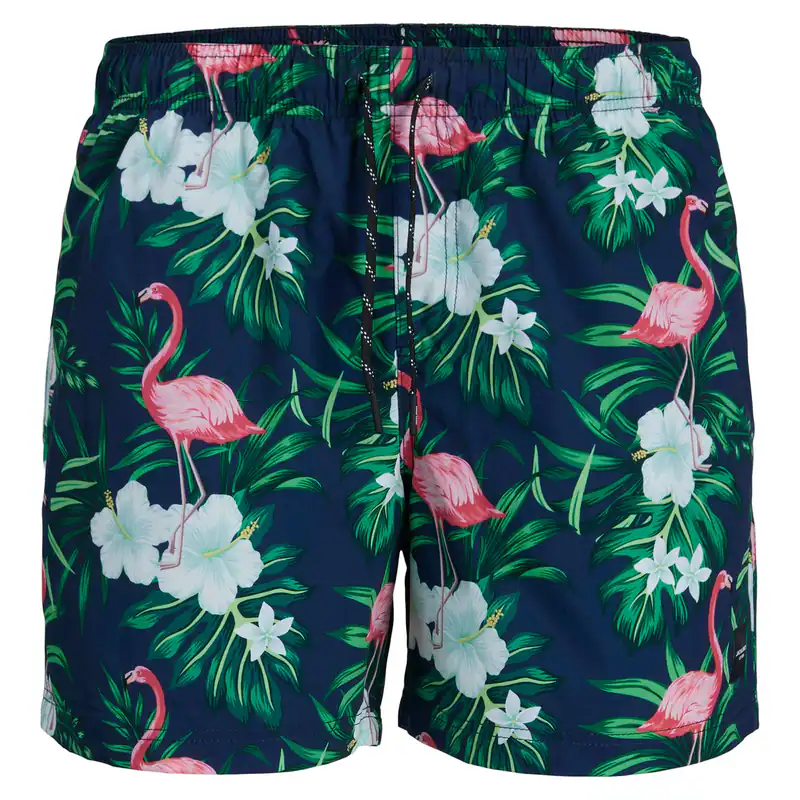 Jack&Jones Badeshorts Übergröße navy-pink JPSTMAUI