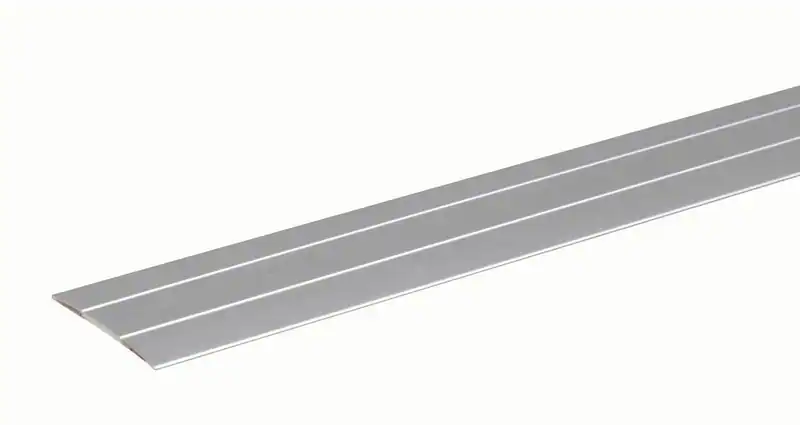 Alberts Übergangsprofil, Aluminium, selbstklebend, Aluprofil flach, Abdeckleiste