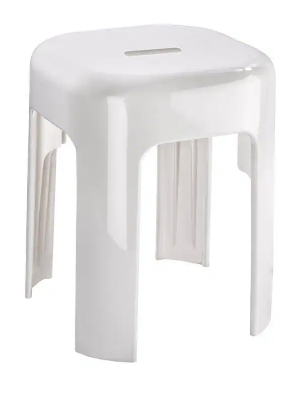 WENKO Bad Hocker ALASKA Hocker 120 kg Dusche Badewanne Sitz WC Badezimmer Ablage