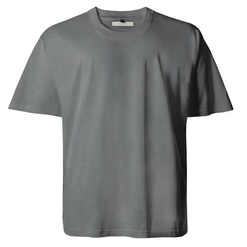 Basic T-Shirt anthrazit von Lucky Star Übergröße