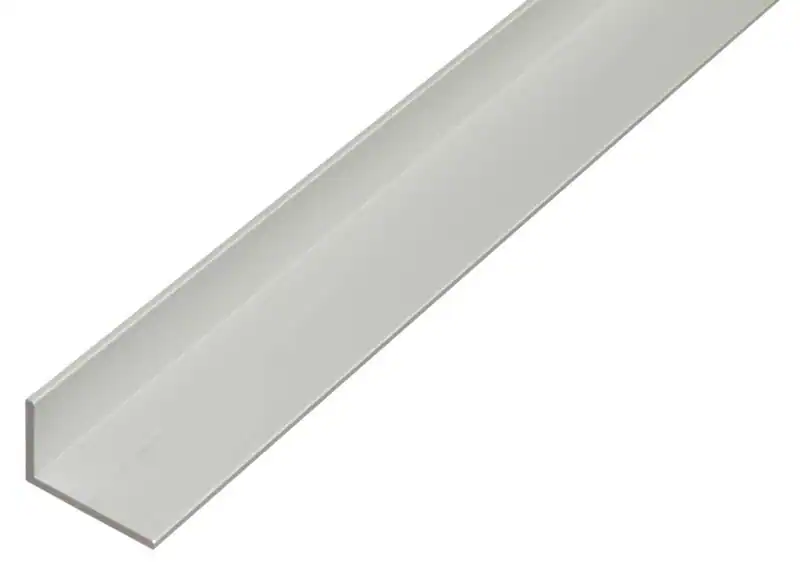 Winkelprofil Aluminium, Winkelleiste, Aluprofil, Winkelschiene, silber eloxiert