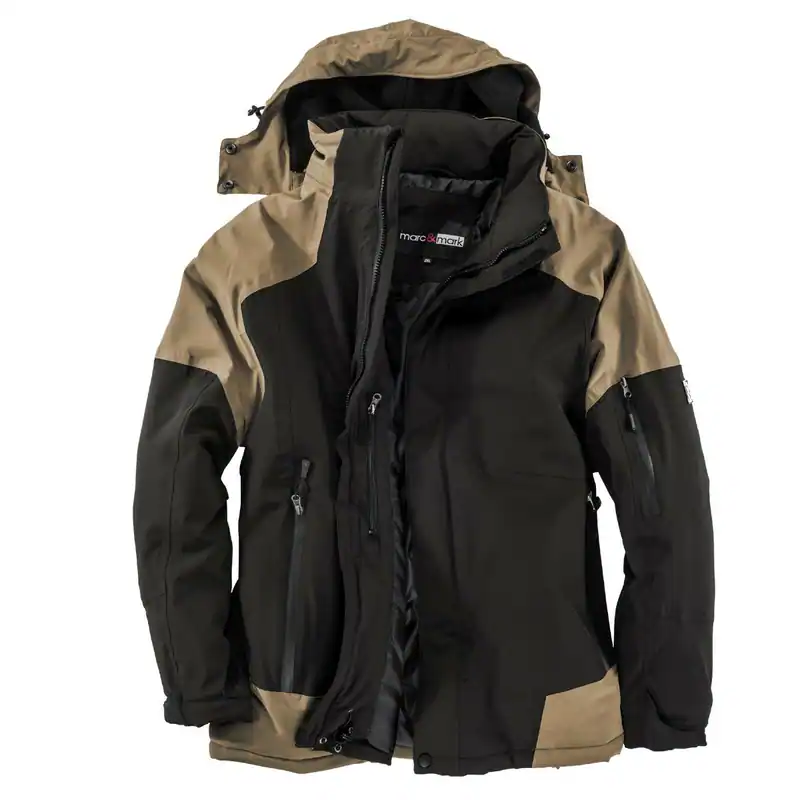 Übergrößen Jacke schwarz-sand Abraxas 2XL 3XL 4XL 5XL 6XL 7XL 8XL 10XL NEU