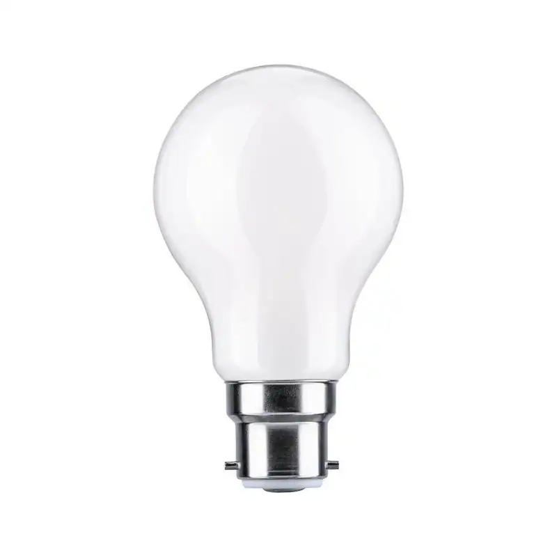 Paulmann LED Birne, B22d, 9 W = 75 W, 1055 lm, 2700 K Warmweiß, Ø 60 mm, Opal