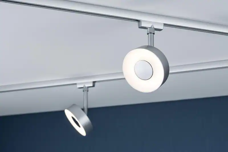 Paulmann URail Schienensystem LED Spot Circle Chrom matt, 1x5W 230V Metall