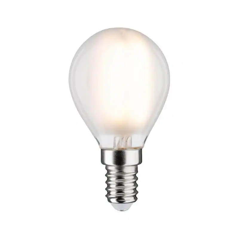 Paulmann LED Tropfen, Ø 45 mm, 6,5W = 60W, E14, 806 lm, matt, Warmweiß (2700 K)