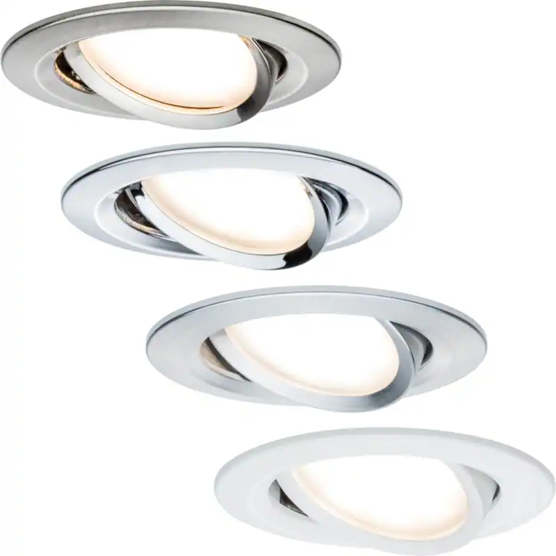 Paulmann Nova LED Coin IP23 rund 6,5W schwenkbar Einbauleuchte Einbaustrahler