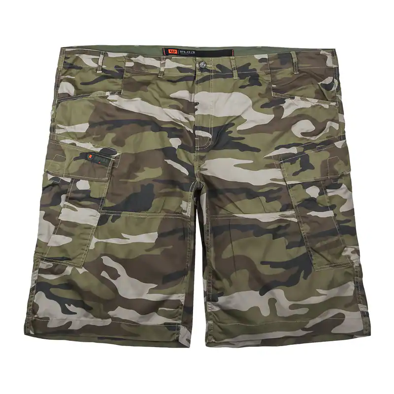 XXL Replika by Allsize Camouflage Cargo-Short oliv US-Gr: 40"-62" 100% Cotton