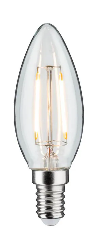 Paulmann LED Kerze 2,6W = 25W, 250 lm, E14, Klar, Warmweiß (2700 K)