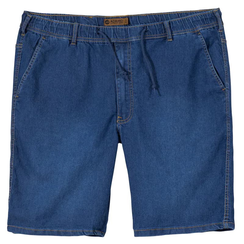 Adamo Stretch-Shorts große Größen mittelblau Kansas