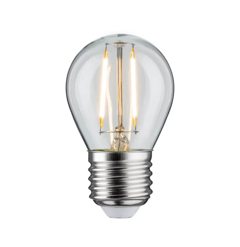 Paulmann LED Tropfen 2,6W = 26W, 250 lm, E27, Klar, Warmweiß (2700 K)