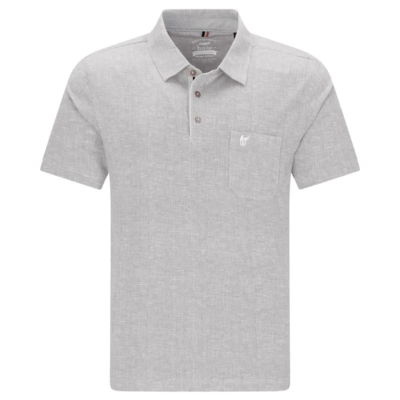 Hajo Übergrößen Polo Stay Fresh hellgrau melange