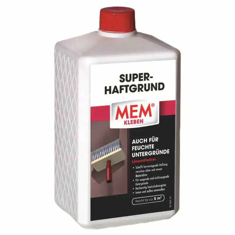 MEM Super Haftgrund 1 l Haftgrundierung Haftvermittler Grundierung Putzgrund