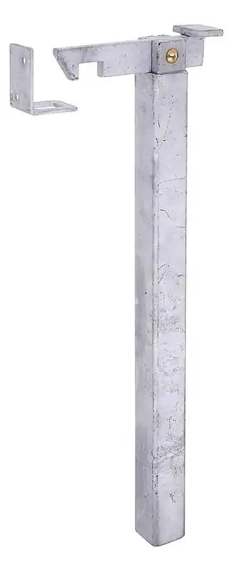 Torfeststeller außen Riegel Schloss höhenverstellbar 120mm zum Einbetonieren
