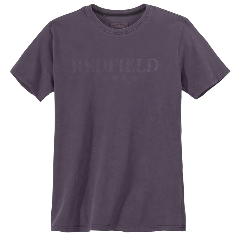 Redfield Vintage Übergrößen T-Shirt pflaume Print