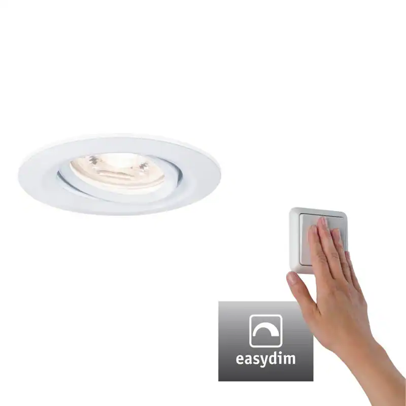 Paulmann LED Einbauleuchte Nova mini Plus EasyDim Set, 4,2 W = 28 W, 300 lm