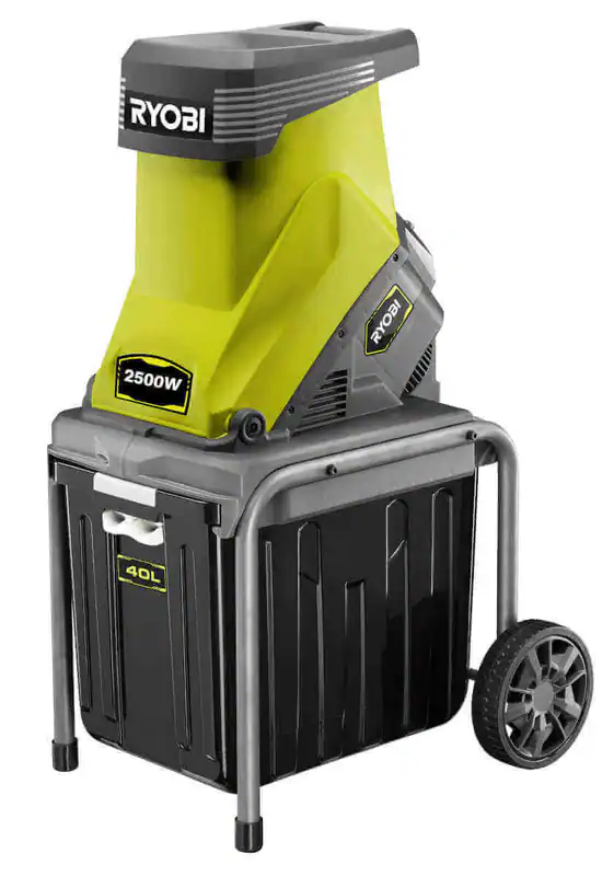 RYOBI RHS2545B Elektro-Häcksler | Schredder | 2500 W | bis 45 mm Aststärke