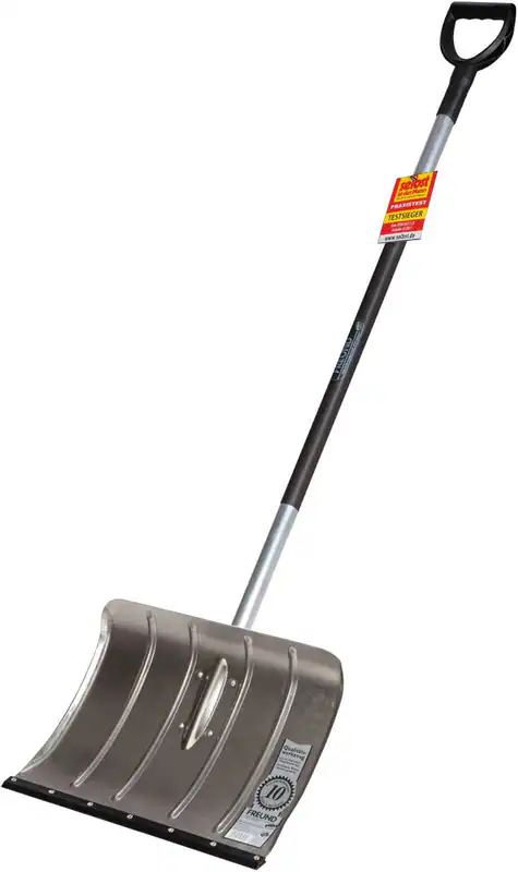 Freund Vicoria 97060 Aluminium-Schneeschieber mit Flüsterkante und Alu-Stiel