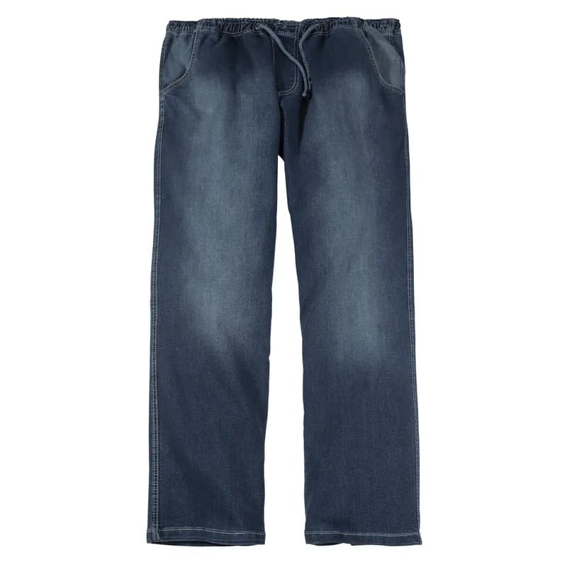 Abraxas XXL Schlupf-Stretchjeans stone washed blue Gr.: 2XL-12XL bequem modisch