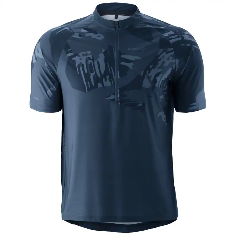 Gonso XXL Zipper-Radtrikot Adventure Jersey M blau