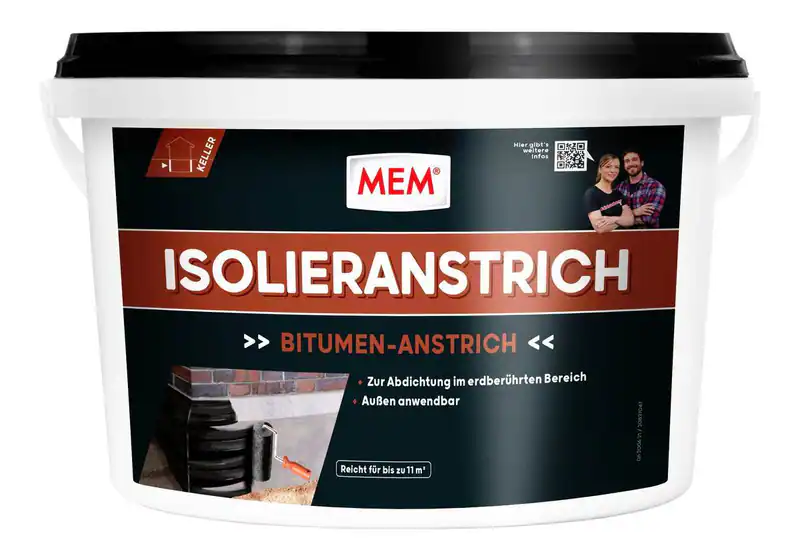 MEM Isolieranstrich | schwarzer Deckaufstrich | 1 l - 10 l