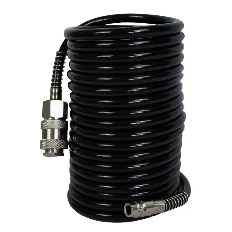 Druckluftschlauch 5m 10m 15 bar Kompressorschlauch Schnellanschlusskupplung
