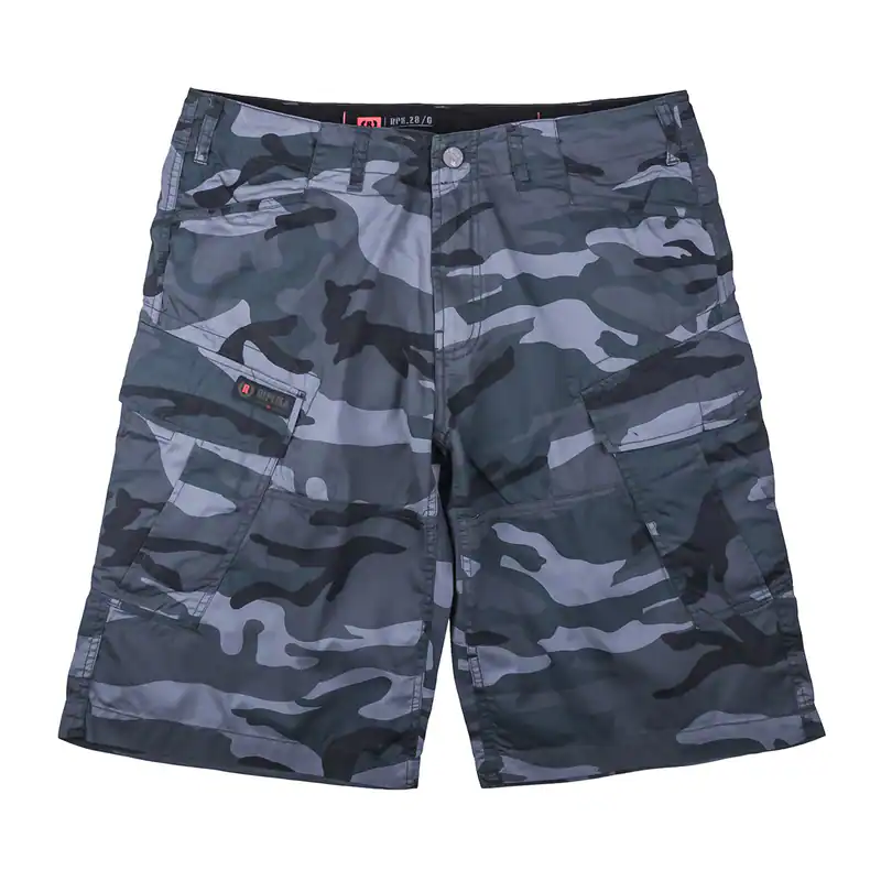 XXL Replika by Allsize Camouflage Cargo-Short grau US-Gr: 40"-62" 100% Baumwolle