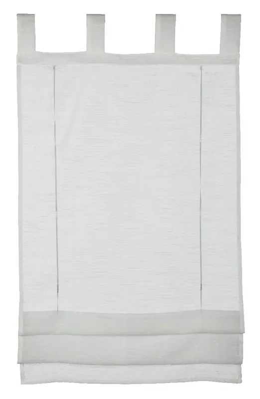 Gardinia Raffrollo Voile Schlaufen weiß Vorhang Modern Gardine Welle