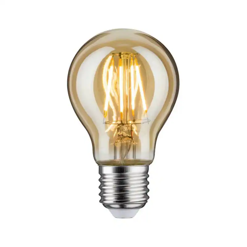 Paulmann LED Standardform 4,7 W, E27, 230 V, 500 lm, Gold, Goldlicht