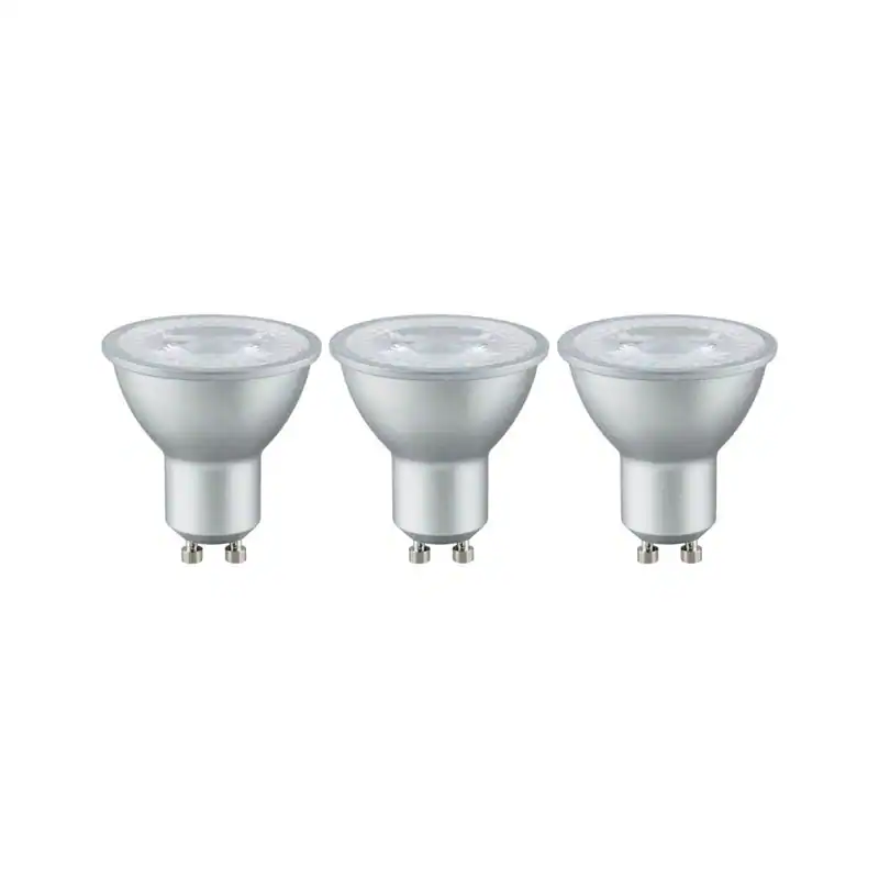 Paulmann 3er-Pack LED Reflektorlampe 4W, GU10, 230V, Warmweiß (2700K)