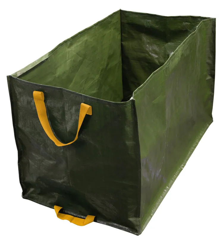 Garten-Bag BIGLOAD, Gartenabfallsack, 225 L, 90 x 50 x 50 cm, grün, Tragegriffe