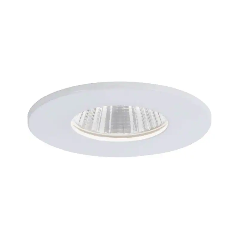 Paulmann Einbauleuchte LED Calla, Weiß matt, IP65, rund, 7W, starr, blendfrei