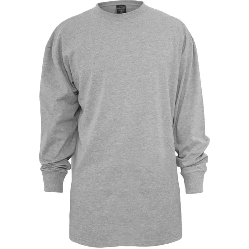 Urban Classics Langarm Shirt grau Überlängen 2XL 3XL 4XL 5XL 6XL NEU