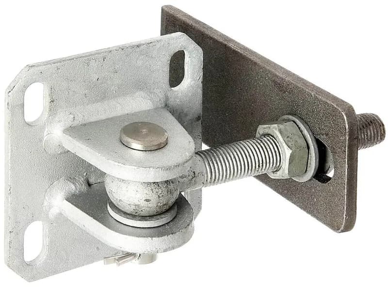 Einstellbares Torband Platte zum Aufschrauben M16 Gewinde Scharnier Torangel