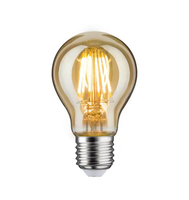 Paulmann LED Standardform 6,5 W, E27, 230 V, 680 lm, Gold, Goldlicht